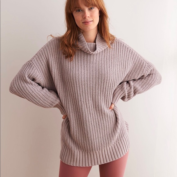 Aerie Chenille Turtleneck Sweater 